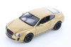 Bentley Continental Hard Top, Gold - Welly 24018/4D - 1/24 scale Diecast Model Toy Car