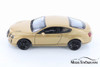 Bentley Continental Hard Top, Gold - Welly 24018/4D - 1/24 scale Diecast Model Toy Car