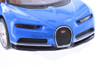 Bugatti Chiron, Blue w/Black Rear - Showcasts 37524/14 - 1/24 Scale Diecast Model Toy Car (1 Car, No Box)