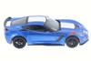 2017 Chevy Corvette Grand Sport Hardtop, Blue - Showcasts 37516 - 1/24 Scale Diecast Model Toy Car (1 Car, No Box)