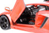 Lamborghini Aventador Coupe, Orange - Showcasts 37210 - 1/24 Scale Diecast Model Toy Car (1 Car, No Box)
