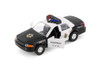 NYC Police Car, Black - Showcasts 9985DNY/3 - 5" Scale Diecast Model Toy Car