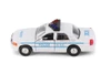 NYC Police Car, White - Showcasts 9985DNY/3 - 5" Scale Diecast Model Toy Car