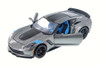 2017 Chevy Corvette Grand Sport Hardtop, Gray - Showcasts 37516 - 1/24 Scale Diecast Model Toy Car (1 Car, No Box)