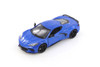 2020 Chevy Corvette C8 Stingray Hardtop, Blue - Showcasts 71360D - 1/24 Scale Diecast Model Toy Car (1 Car, No Box)