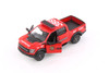 2022 Ford F-50 Raptor Pickup Truck - Firefighter, Red - Kinsmart 3001DPR - 1/78 Scale Diecast Car