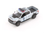 2022 Ford F-50 Raptor Pickup Truck - Police Edition, White - Kinsmart 3001DP/2 - 1/78 Scale Car