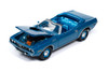 1971 Plymouth Barracuda Convertible, Blue Fire Metallic - JLSP375/24 - 1/64 Scale Diecast Model Car