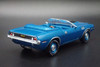 1971 Plymouth Barracuda Convertible, Blue Fire Metallic - JLSP375/24 - 1/64 Scale Diecast Model Car
