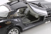 Mercedes-Benz SLR McLaren Hardtop, Black - Showcasts 77306D - 1/24 Scale Diecast Model Toy Car (1 Car, No Box)