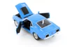 1970 Ford Mustang Boss 429 Hardtop, Blue - Showcasts 77303D - 1/24 Scale Diecast Model Toy Car (1 Car, No Box)