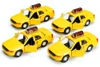 Box of 12 Chicago Modern Taxi Cab, Yellow - Showcasts 9989CG - 5" Scale Diecast Model Toy Cars