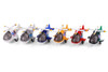 Box of 12 Air Whale Helicopter Assortment - Showcasts 408D - 5" Scale Diecast Model Toy Planes