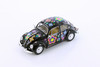 Box of 6 1967 Volkswagen Classic Beetle Hard Top w/Decals Asstd - Kinsmart 7002DF - 1/24 Scale Cars