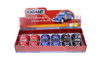 Box of 6 1967 Volkswagen Classic Beetle Hard Top w/Decals Asstd - Kinsmart 7002DF - 1/24 Scale Cars