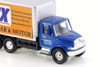 International Delivery Box Truck - Rent-a-Car, Blue with Orange Decal - Showcasts 2112D - 5.25 Inch Scale Diecast Model Replica