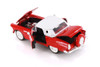 1956 Ford Thunderbird, Red - Showcasts 77312D - 1/24 Scale Diecast Model Toy Car (1 Car, No Box)