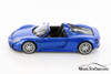 Porsche 918 Spyder Convertible, Blue - Welly 24055HC/4D - 1/24 scale Diecast Model Toy Car