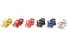 Box of 12 1955 Chevy Stepside Pickup Truck w/Flames, Asstd - Kinsmart 3002DF - 1/54 Scale Cars