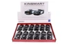 Box of 12 2024 Ford Mustang Dark Horse Police Edition, Black - Kinsmart 5455DP - 1/38 Scale Cars