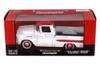 1958 Chevy Apache Fleetside Pickup Truck, White/Red, Showcasts 77311W, 1/24 Scale Diecast Model Car