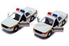 Box of 12 Illinois State Police Car, White - Showcasts 9985IL - 5" Scale Diecast Model Toy Cars