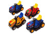 Box of 6 Super Lawn Tractor, Assortment - Showcasts 9669D/6 - 4" Scale Diecast Model Toy Cars