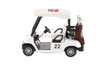 Box of 12 I Love New York Golf Cart, White, Showcasts 5105D-ILNY, 4.5" Scale Diecast Model Toy Cars