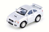 2002 Subaru Impreza WRX Sedan Hardtop, Silver - Kinsmart 4015D - 4" Scale Diecast Model Toy Car