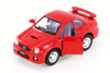 2002 Subaru Impreza WRX Sedan Hardtop, Red - Kinsmart 4015D - 4" Scale Diecast Model Toy Car