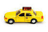 Chicago Modern Taxi Cab, Yellow - Showcasts 9989CG - 5 Inch Scale Diecast Model Replica