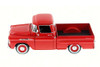 1958 Chevy Apache Fleetside Pickup Truck, Red - Showcasts 77311R - 1/24 Scale Diecast Model Toy Car