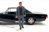 Gentlemen's Club Figure 4, Gray/Black - Showcasts AD-18804 - 1/18 Scale Resin Diorama Figurine