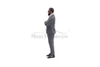 Gentlemen's Club Figure 2, Gray - Showcasts AD-18802 - 1/18 Scale Resin Diorama Figurine