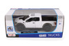 2017 Ford Raptor Pickup Truck, White - Maisto 38266WT - 1/24 Scale Diecast Model Toy Car