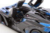 Box of 4 Bugatti Bolide, Blue/Black - Showcasts 37911 - 1/24 Scale Diecast Model Toy Cars