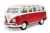 Volkswagen Van "Samba", Red - Showcasts 38956R - 1/25 Scale Diecast Model Toy Car