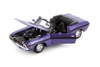 1970 Dodge Challenger R/T Convertible, Purple, Showcasts 38264PR - 1/24 Scale Diecast Model Toy Car