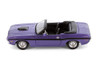 Box of 4 1970 Dodge Challenger R/T Convertible, Purple, Showcasts 37264 - 1/24 Scale Model Toy Cars