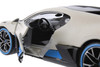 2019 Bugatti DIVO Hardtop, White - Showcasts 37526 - 1/24 Scale Diecast Model Toy Car (1 Car, No Box)