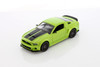 2014 Ford Mustang Street Racer Hard Top, Green w/Black Stripes - Showcasts 37506 - 1/24 Scale Car (1 Car, No Box)