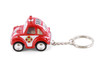 Little Beetle Firefighter Key Chain, Red - Kinsmart 2001DPRK - 2" Scale Diecast Model Toy Car
