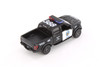 2022 Ford F-150 Raptor Pickup Truck - Police Edition, Black, Kinsmart 3001DP - 1/78 Scale Model Car