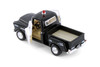 1955 Chevy Stepside Pickup Truck - Police Edition, Black - Kinsmart 3002DP - 1/54 Scale Model Car