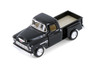 1955 Chevy Stepside Pickup Truck, Black - Kinsmart 3002D - 1/54 Scale Diecast Model Toy Car