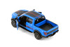 2022 Ford F-150 Raptor Pickup Truck, Blue - Kinsmart 3001DF - 1/78 Scale Diecast Model Toy Car