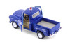 1955 Chevy Stepside Pickup Truck - Police, Blue - Kinsmart 3002DPR - 1/54 Scale Diecast Model Car
