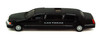 Las Vegas 1999 Lincoln Town Car Stretch Limousine, Black, Kinsmart 7001KLV - 1/38 Scale Diecast Car