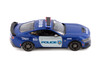 2024 Ford Mustang Dark Horse Police Edition, Blue - Kinsmart 5455DPR - 1/38 Scale Diecast Model Car