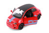 Fiat 500e Livery Edition, Red - Kinsmart 5440DF - 1/28 Scale Diecast Model Toy Car